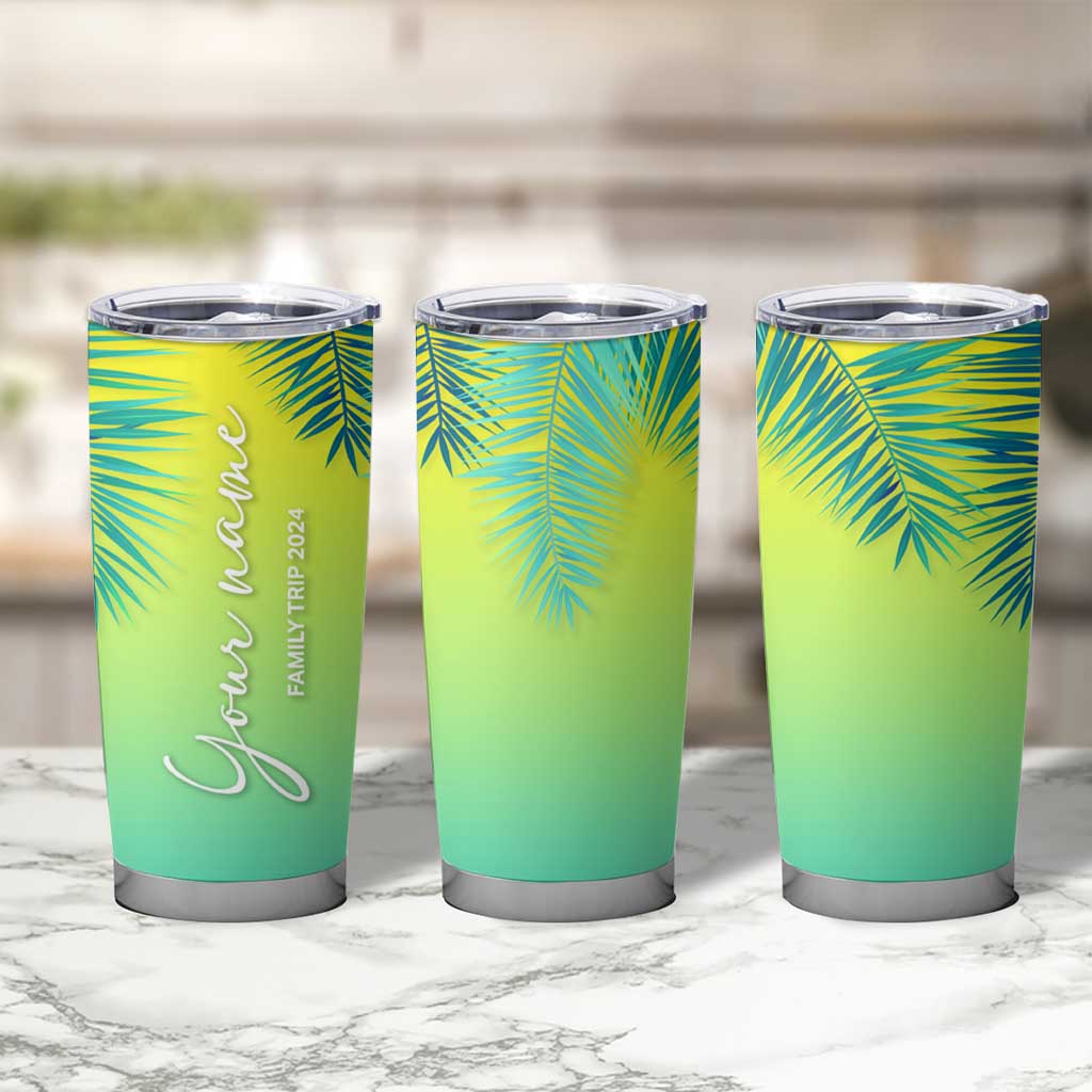 Personalized Beach Trip Vacation Tumbler Cup Custom Name Family Trip 2024 - Wonder Print Shop