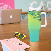 Personalized Beach Trip Vacation Tumbler With Handle Custom Name Family Trip 2024 - Wonder Print Shop