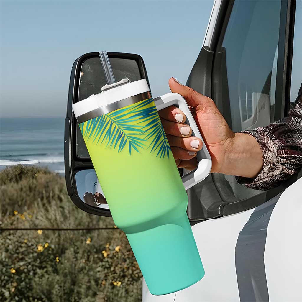 Personalized Beach Trip Vacation Tumbler With Handle Custom Name Family Trip 2024 - Wonder Print Shop