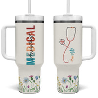 Personalized Medical Assiant Tumbler With Handle Custom Name Nurse Gifts MA - Wonder Print Shop