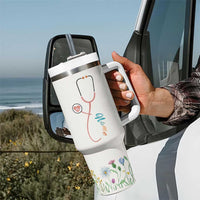 Personalized Medical Assiant Tumbler With Handle Custom Name Nurse Gifts MA - Wonder Print Shop