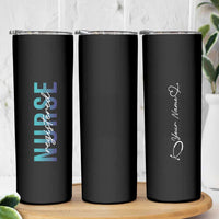 Personalized Registered Nurse Skinny Tumbler Custom Name Nursing Student Gifts RN - Wonder Print Shop