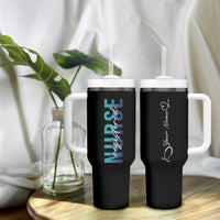 Personalized Registered Nurse Tumbler With Handle Custom Name Nursing Student Gifts RN - Wonder Print Shop
