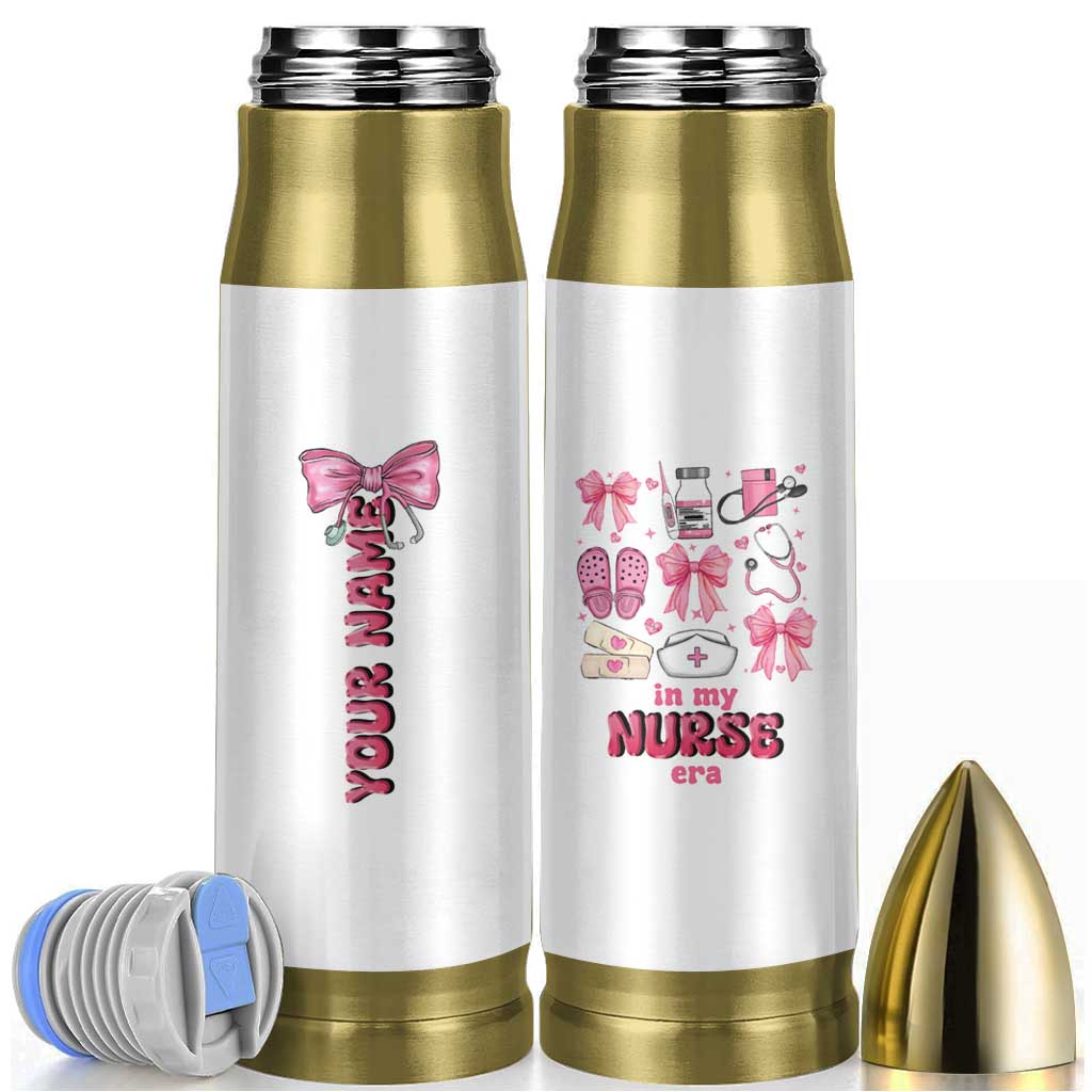 Personalized Nurse Gifts Bullet Tumbler Custom Name In My Nurse Era Coquette