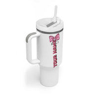 Personalized Nurse Gifts Tumbler With Handle Custom Name In My Nurse Era Coquette - Wonder Print Shop