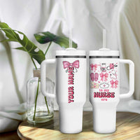 Personalized Nurse Gifts Tumbler With Handle Custom Name In My Nurse Era Coquette - Wonder Print Shop