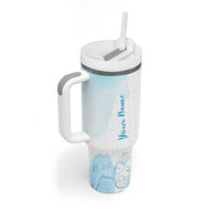 Personalized Teacher Tumbler With Handle Custom Name It Takes A Big Heart To Help Shape Little Minds - Wonder Print Shop