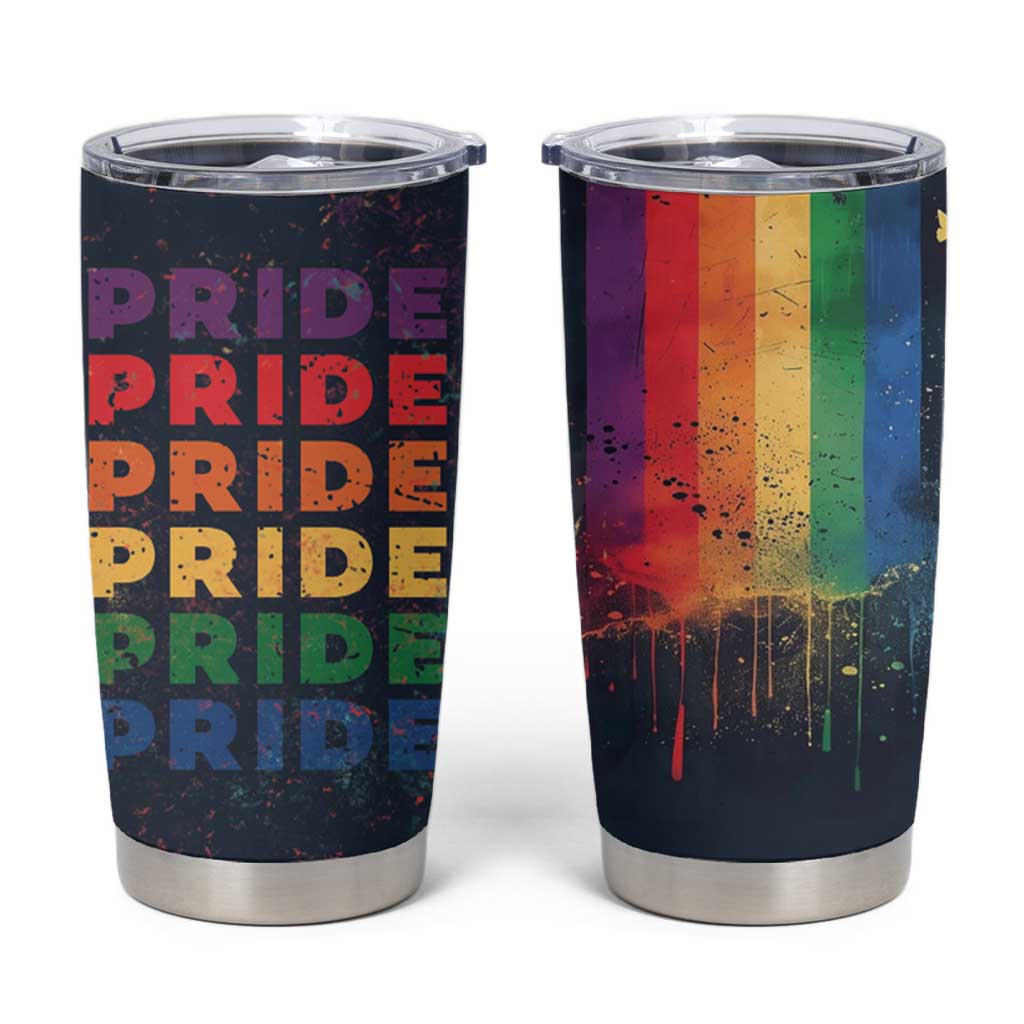 Rainbow LGBT Pride Tumbler Cup - Wonder Print Shop