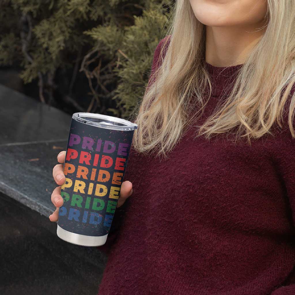 Rainbow LGBT Pride Tumbler Cup - Wonder Print Shop
