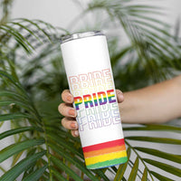 Gay Pride Skinny Tumbler LGBTQ Rainbow Flag - Wonder Print Shop