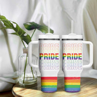 Gay Pride Tumbler With Handle LGBTQ Rainbow Flag - Wonder Print Shop