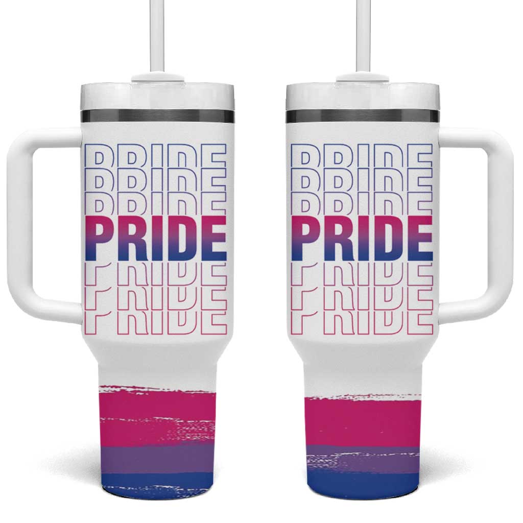 Lesbian Pride Tumbler With Handle LGBTQ Les Flag - Wonder Print Shop