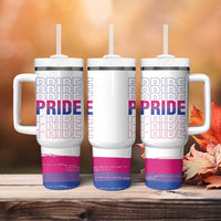 Lesbian Pride Tumbler With Handle LGBTQ Les Flag - Wonder Print Shop