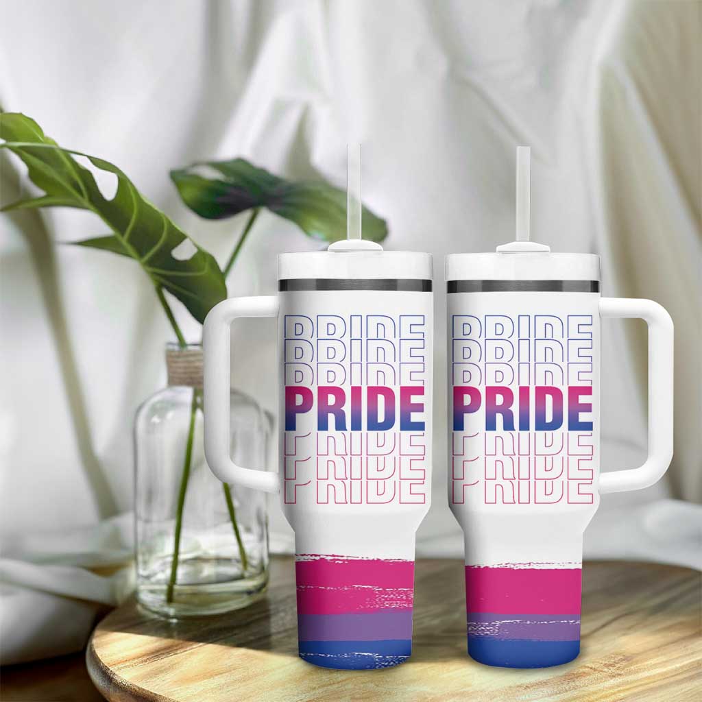 Lesbian Pride Tumbler With Handle LGBTQ Les Flag - Wonder Print Shop
