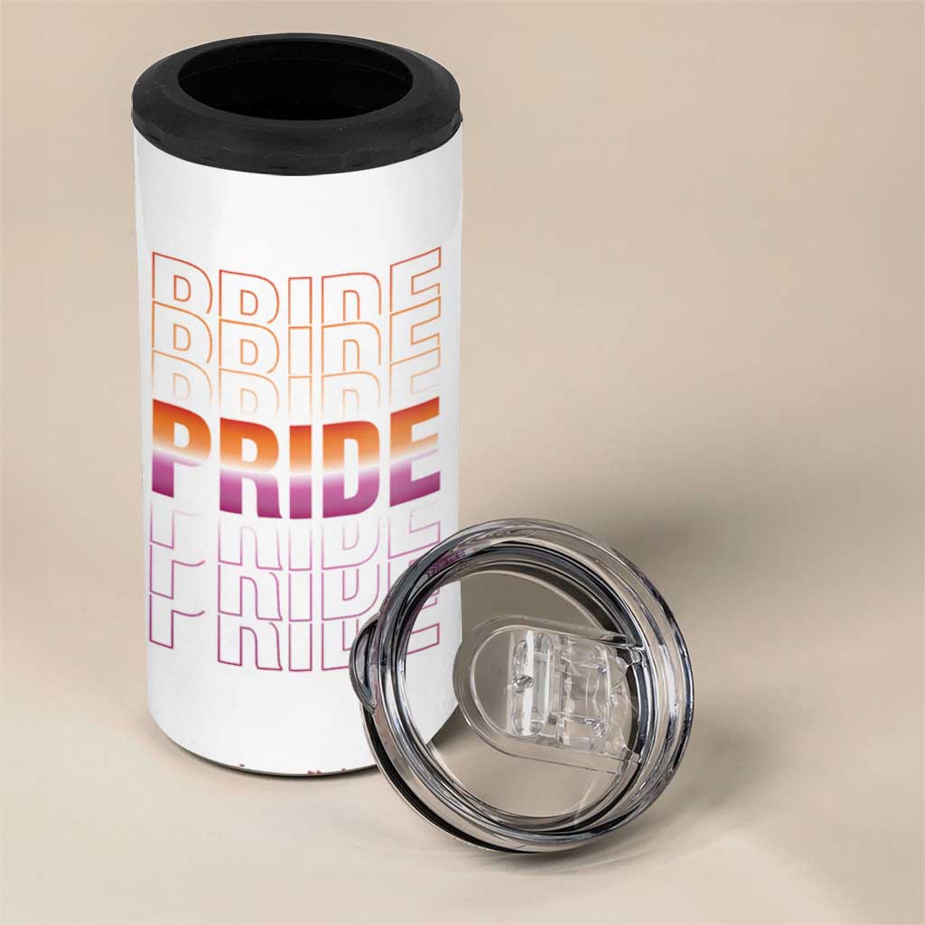 Transgender Pride 4 in 1 Can Cooler Tumbler LGBTQ Trans Flag - Wonder Print Shop
