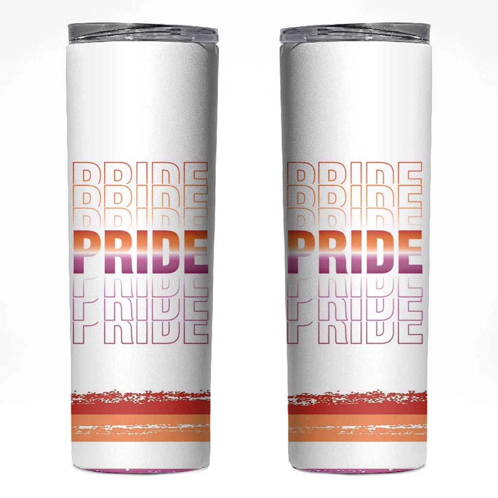 Transgender Pride Skinny Tumbler LGBTQ Trans Flag - Wonder Print Shop