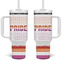 Transgender Pride Tumbler With Handle LGBTQ Trans Flag - Wonder Print Shop