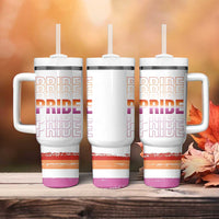 Transgender Pride Tumbler With Handle LGBTQ Trans Flag - Wonder Print Shop