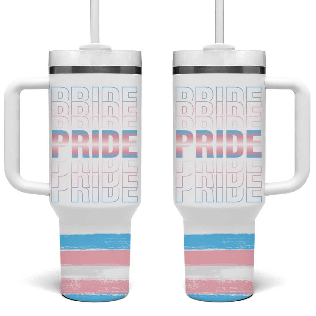 Bisexual Pride Tumbler With Handle LGBTQ Bi Flag - Wonder Print Shop
