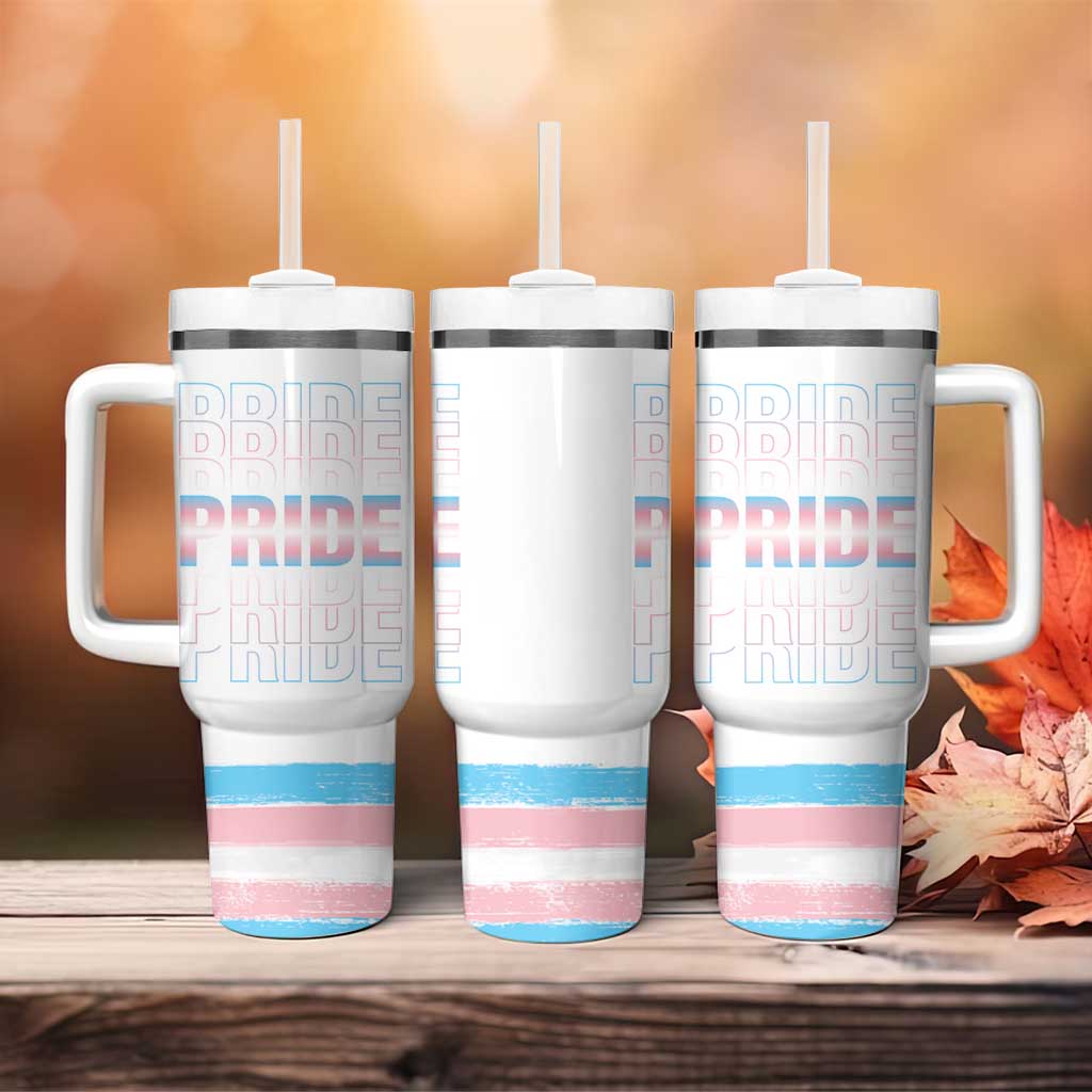 Bisexual Pride Tumbler With Handle LGBTQ Bi Flag - Wonder Print Shop