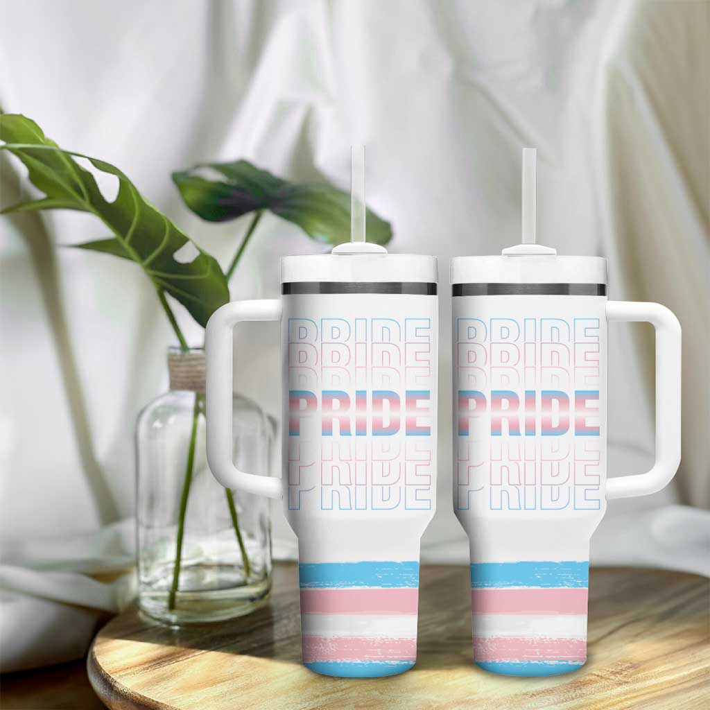Bisexual Pride Tumbler With Handle LGBTQ Bi Flag - Wonder Print Shop