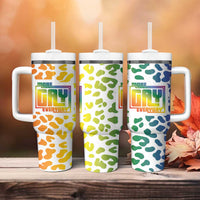 Funny Gay Pride Tumbler With Handle More Gay Everyday LGBT - Wonder Print Shop