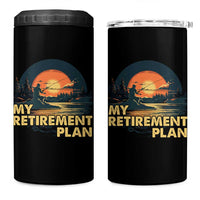 Retirement Plan 4 in 1 Can Cooler Tumbler Funny Retired Fisherman Fishing - Wonder Print Shop