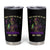 Mardi Gras Tumbler Cup Don't Make Me Go All Voodoo On You Skeleton Witch Doctor - Wonder Print Shop