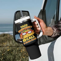 Taco Lover Tumbler With Handle Taco Emergency Call 9 Juan Juan - Wonder Print Shop