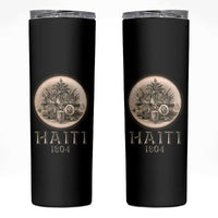 Haitian Skinny Tumbler Revolution 1804 Haiti Flag Vintage - Wonder Print Shop