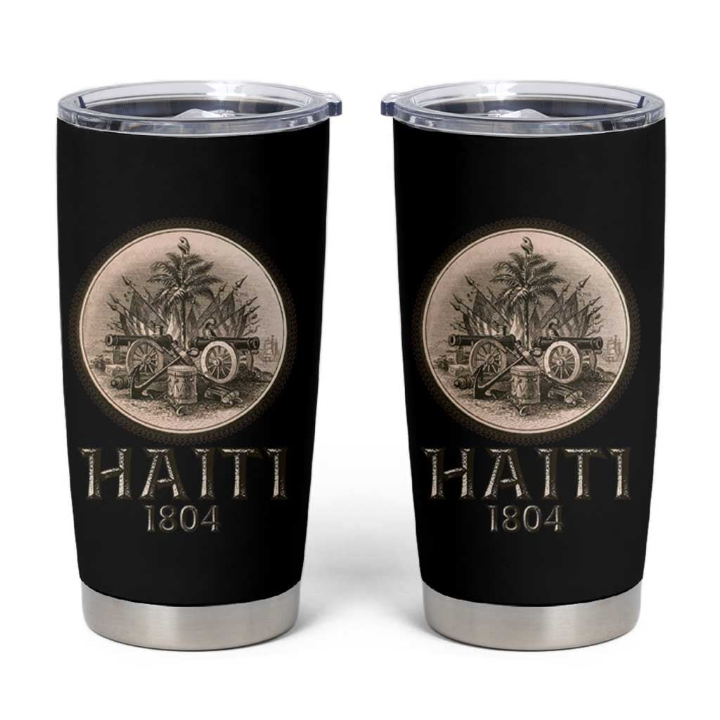 Haitian Tumbler Cup Revolution 1804 Haiti Flag Vintage - Wonder Print Shop