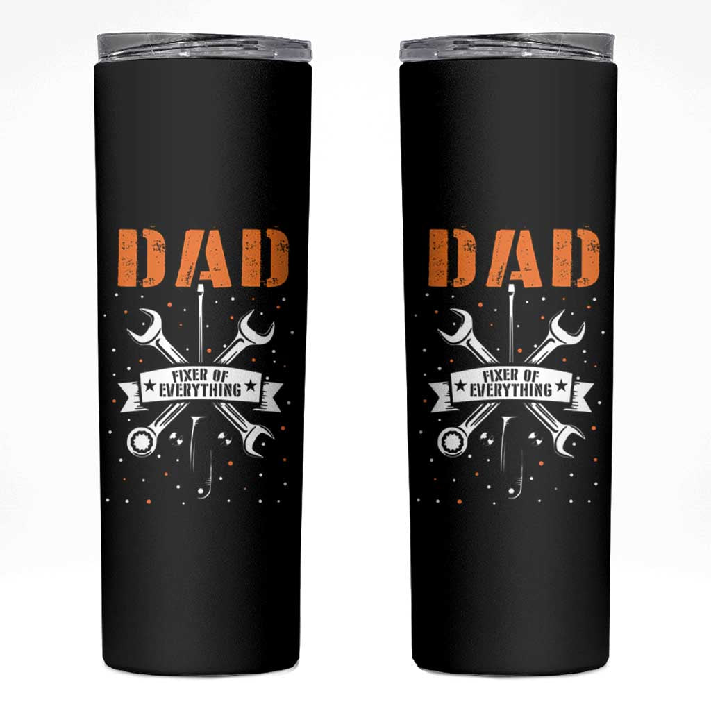 Father's Day Skinny Tumbler Dad Fixer Of Everything - Wonder Print Shop