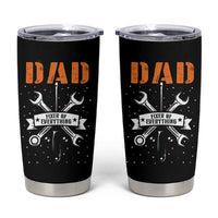 Father's Day Tumbler Cup Dad Fixer Of Everything - Wonder Print Shop