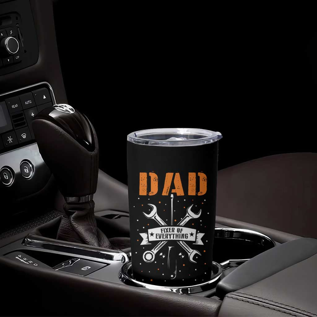 Father's Day Tumbler Cup Dad Fixer Of Everything - Wonder Print Shop
