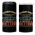 Father's Day 4 in 1 Can Cooler Tumbler Bonus Dad Made My Life Better Thanks For Putting Up My Mom - Wonder Print Shop