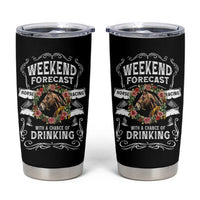 Weekend Forecast Horse Racing With A Chance Of Drinking Tumbler Cup - Wonder Print Shop