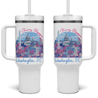 Washington DC Lover Cherry Blossom Tumbler With Handle - Wonder Print Shop