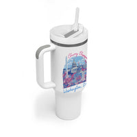 Washington DC Lover Cherry Blossom Tumbler With Handle - Wonder Print Shop