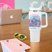 Washington DC Lover Cherry Blossom Tumbler With Handle - Wonder Print Shop