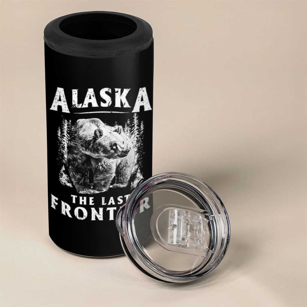 Alaska 4 in 1 Can Cooler Tumbler The Last Frontier Vintage Bear Home - Wonder Print Shop
