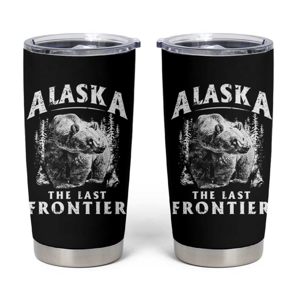 Alaska Tumbler Cup The Last Frontier Vintage Bear Home - Wonder Print Shop