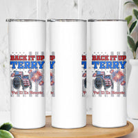 Funny 4th Of July Skinny Tumbler Back Up Terry Put It In Reverse - Wonder Print Shop