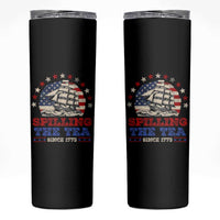 Funny 4th Of July Skinny Tumbler Spilling The Tea Since 1773 - Wonder Print Shop