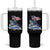 Funny 4th Of July Tumbler With Handle George Washington Riding Shark Patriotic Independence Day - Wonder Print Shop