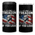 George Washington 4 in 1 Can Cooler Tumbler It's Only Treason If You Lose 4th Of July - Wonder Print Shop
