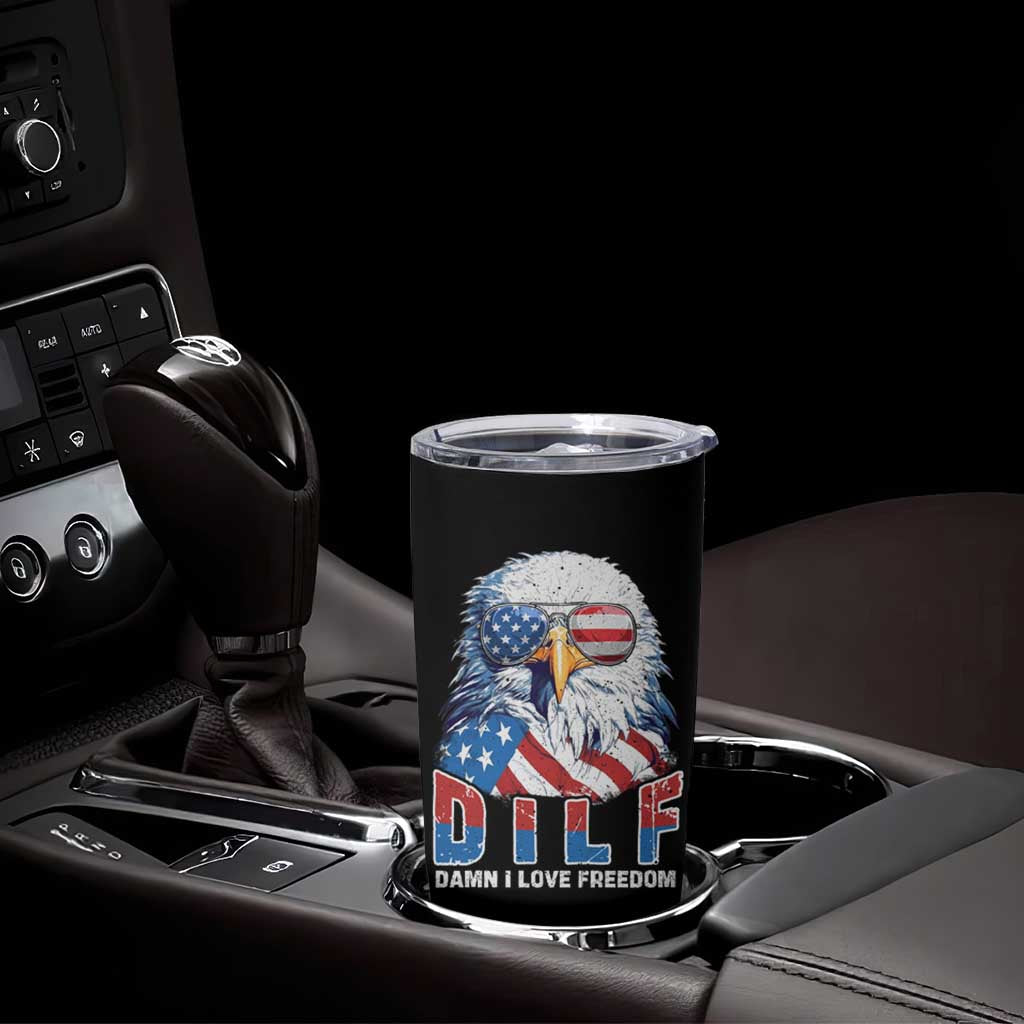 Funny 4th Of July Tumbler Cup Damn I Love Freedom - Wonder Print Shop