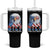 Funny 4th Of July Tumbler With Handle Damn I Love Freedom - Wonder Print Shop