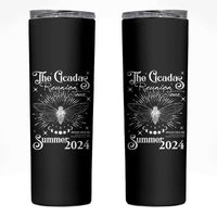 The Cicada Reunion U.S Tour 2024 Skinny Tumbler Broods XIII & XIX Cicadas Concert Fest - Wonder Print Shop