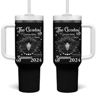 The Cicada Reunion U.S Tour 2024 Tumbler With Handle Broods XIII & XIX Cicadas Concert Fest - Wonder Print Shop