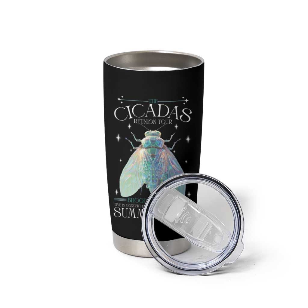The Cicada Reunion U.S Tour 2024 Tumbler Cup Broods XIII & XIX Cicadas Concert Fest - Wonder Print Shop